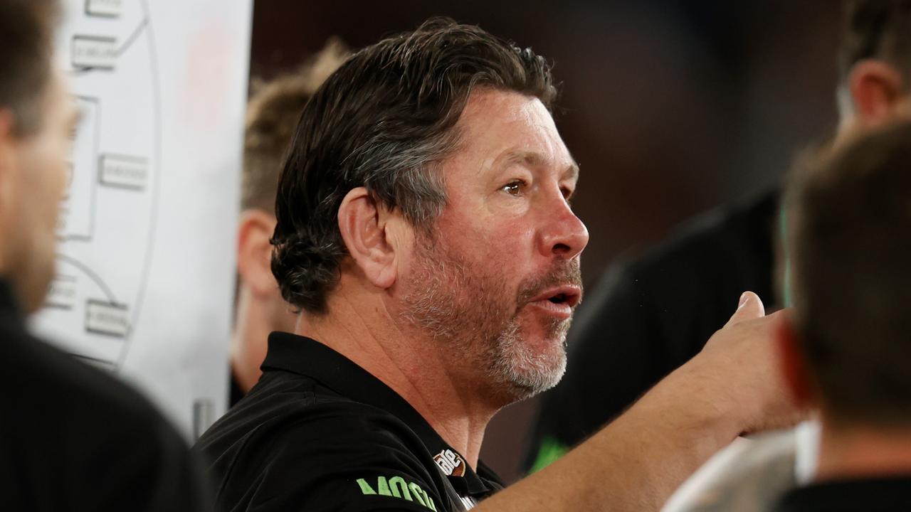 Brett Ratten is looked at as St Kilda’s long-term coach. Picture: Michael Willson/AFL Photos via Getty Images