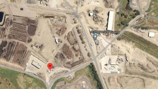A woman’s body was found inside a waste management facility in Melbourne’s north on Wednesday. Picture: Google