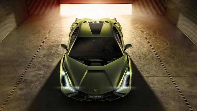 The limited edition Lamborghini Sian is a mild hybrid supercar.