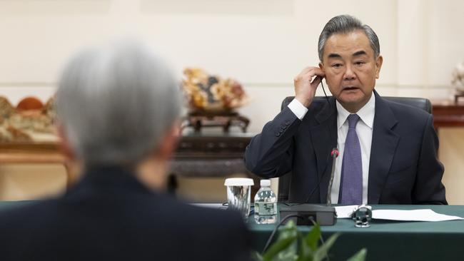 Australian Foreign Minister Penny Wong last met with her Chinese counterpart Wang Yi in New York. Picture: Department of Foreign Affairs and Trade via NCA NewsWire