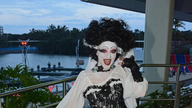Lauren Vartanian at Spooky Nights at Sea World, Main Beach. Picture: Regina King