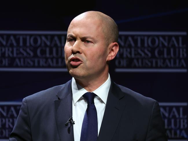 Treasurer Josh Frydenberg has responded to questions about his potential prime ministership. Picture: NCA NewsWire / Gary Ramage