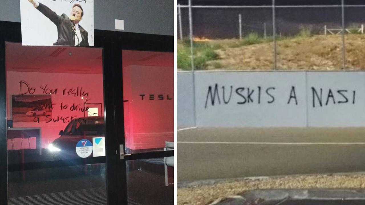 ‘Nazi’: Aussie Tesla dealership vandalised