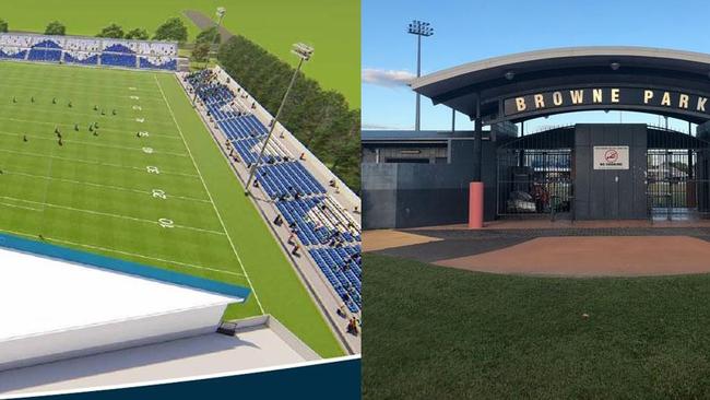 STADIUM BATTLE: The two rival Rockhampton Stadium bids at Victoria Park and Browne Park have divided the support of politicians and the public.