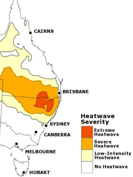 SO HOT: Dalby could be set to break record heat temperatures in the lead up to Christmas. Picture: BOM