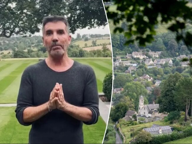 Cowell home. Pictures: Instagram / Getty Images