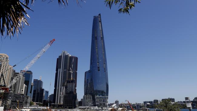 The completed Crown Tower at Barangaroo, Sydney. Picture: Nikki Short