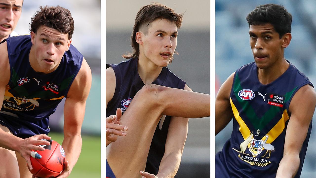 AFL Draft Power Rankings: Finn Callaghan, Sam Darcy and Nasiah Wanganeen-Milera.