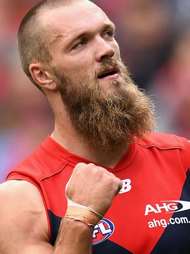 Max Gawn and his famous beard.