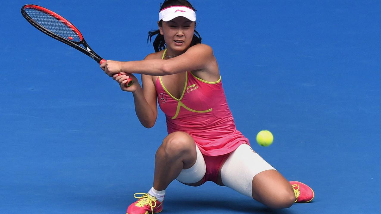 There has been global concern over Chinese tennis star Peng Shuai after she seemed to disappear following an allegation of sexual abuse against a former top-ranking CCP member. Picture: Mal Fairclough/AFP