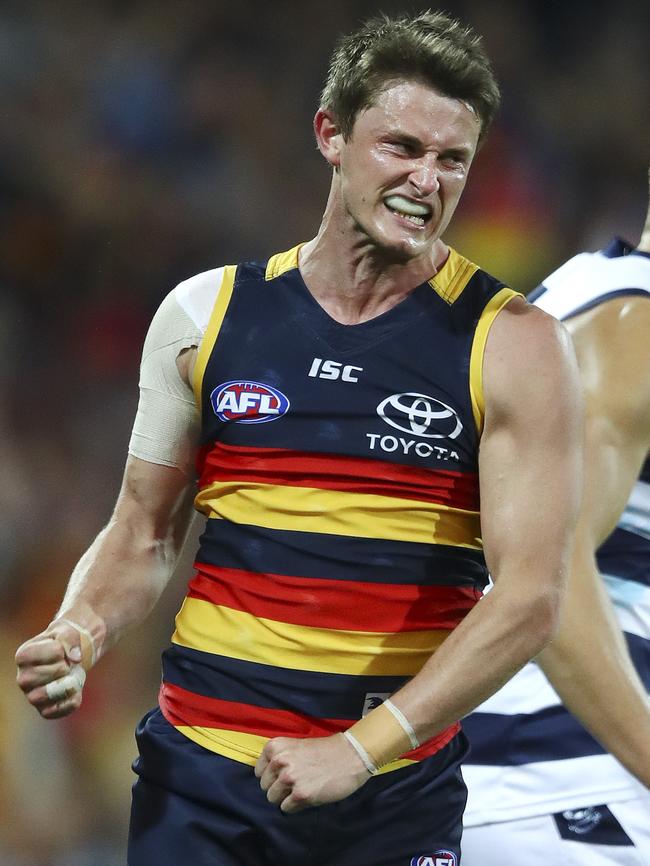 Matt Crouch in action for Adelaide. Picture: Sarah Reed