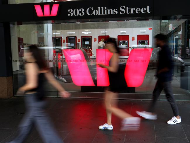 25/11/2019 Westpac bank branch in Collins St Melbourne . Picture : David Geraghty / The Australian