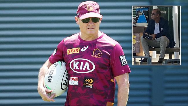 Bradley Stubbs was at Broncos training to support Kevin Walters.