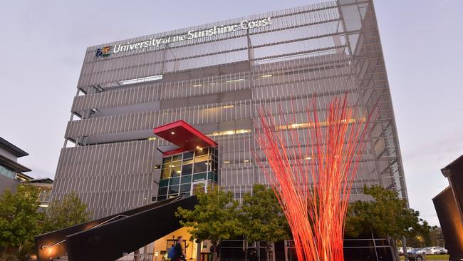 University of the Sunshine Coast architecture at twilight.Photo: Brett Wortman / Sunshine Coast Daily