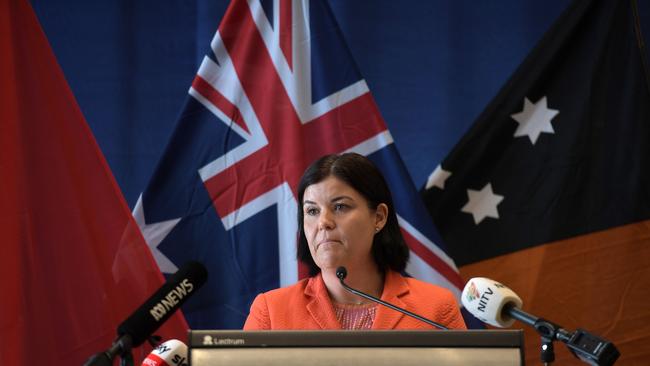 Chief Minister Natasha Fyles will be busy in the last week of parliament. Picture: (A)manda Parkinson