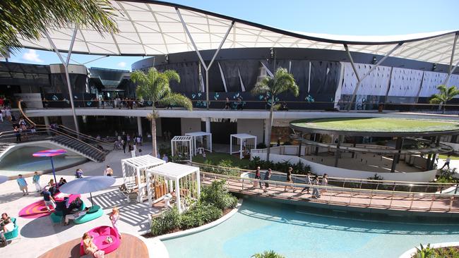 The new-look Pacific Fair Shopping Centre at Broadbeach. Pictured is the section known as The Resort.