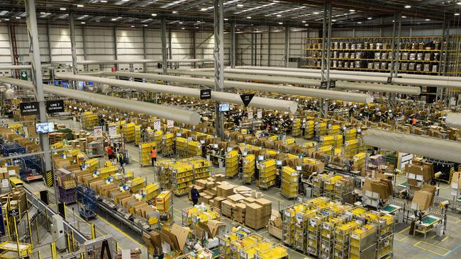 One of Amazon’s giant Fulfilment centres. Picture: Leon Neal/Getty Images