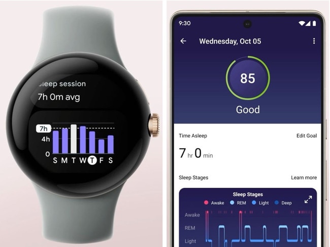 The Google Pixel 7 Pro and Pixel Watch. Picture: Supplied