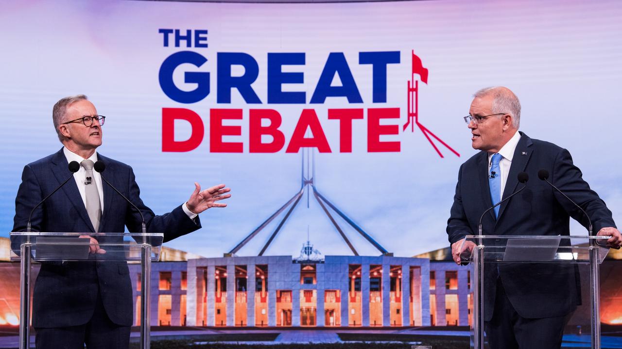 The debate descended into a nasty war of words. Picture: James Brickwood – Pool/Getty Images