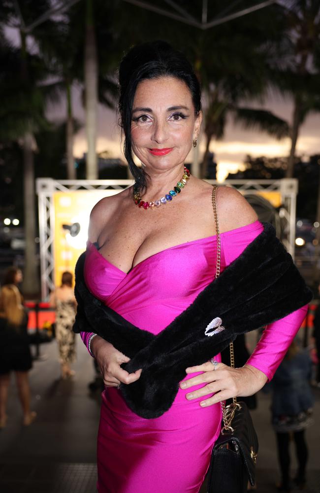 Lisa Angel at the JAFAICAN premiere with Peter Andre at Gold Coast Film Festival at HOTA. Picture, Portia Large.