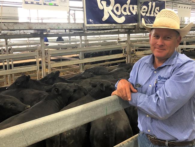 Scott Campbell, Peter Ruaro Livestock, AlburyAuctioneer who also sold his parents’ cattle, a draft of 64 EU-accredited steer weaners weighing 404kg for $1870 (463c/kg) from Bruce and Bev Campbell.“It’s always a bit nerve-wracking selling your family’s cattle. These have done really well this year – autumn calving suits our later country well.”Attachments area