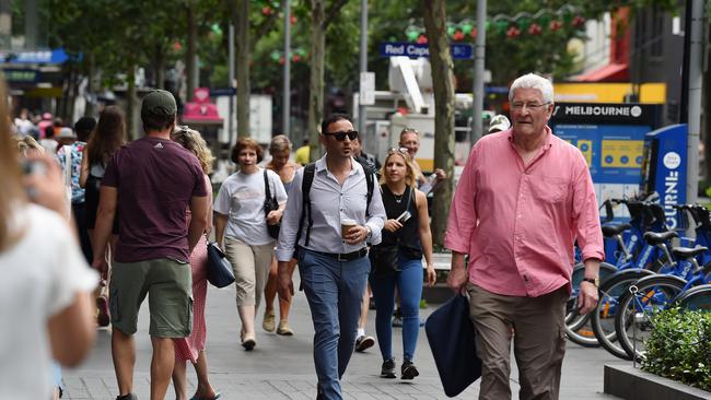 The footpath blitz will concentrate on some of the busiest parts of the CBD. Picture: Lawrence Pinder