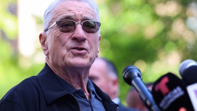 'You are gangsters!': Robert De Niro clashes with Trump supporters in New York