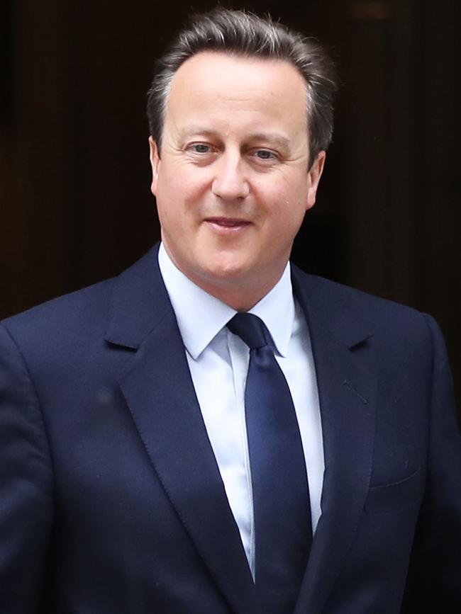 Former British prime minister David Cameron. Picture: Getty Images