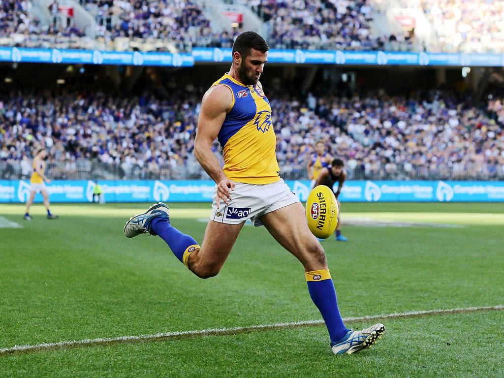 Darling top scored for the Eagles in 2021, with 42 goals for the season. Picture: Will Russell/AFL Photos via Getty Images
