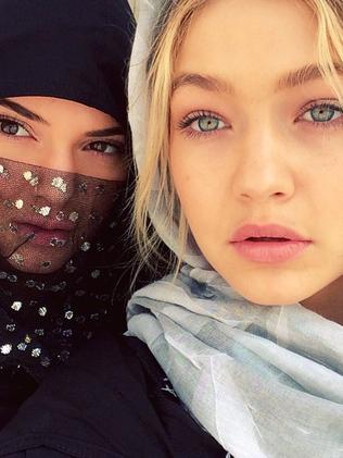 BFFs Kendall Jenner and Gigi Hadid. Picture: Instagram selfiepix