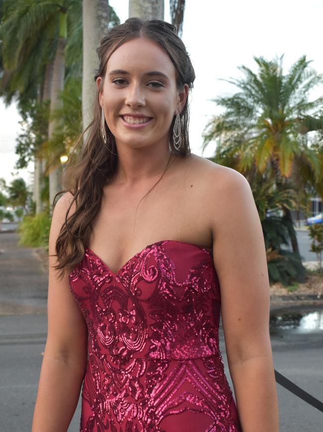 Zali Ronald at the Sarina State High School formal at the MECC, Mackay, on Thursday November 19. Picture: Zizi Averill