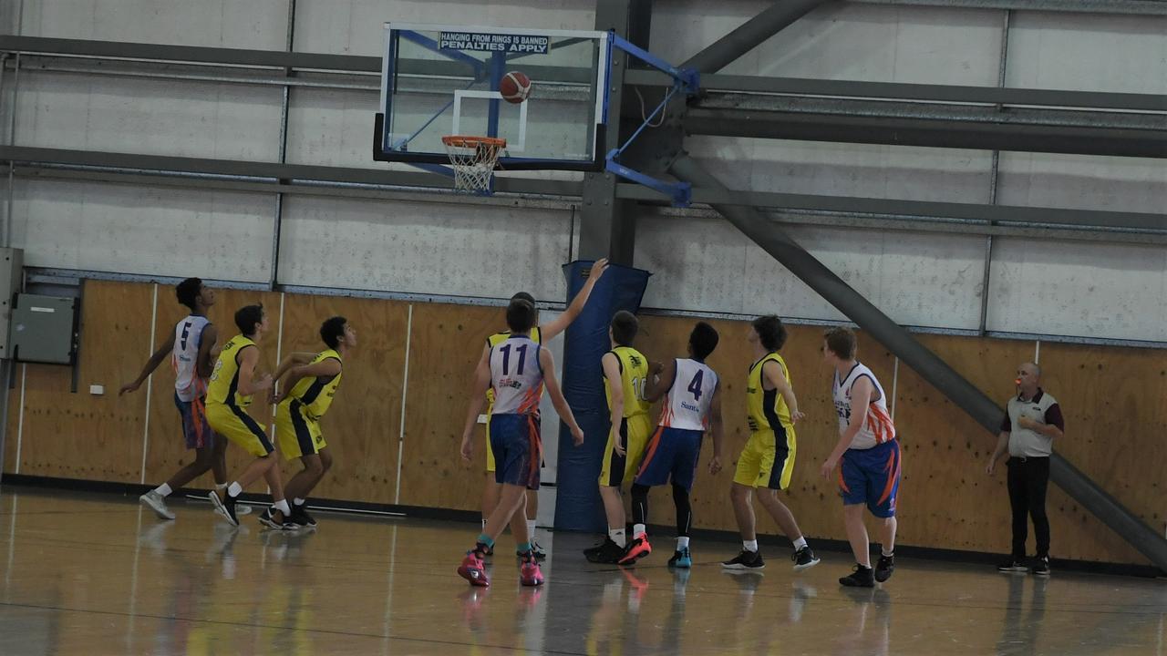 U18 Boys 2 Hervey Bay Hurricanes vs Maranoa Heat in the CQJBC at Hegvold Stadium on Sunday.