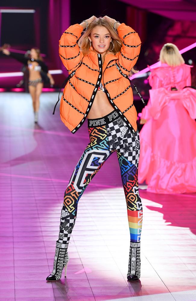 Willow Hand walks the runway during the 2018 Victoria’s Secret Fashion Show at Pier 94 on November 8, 2018 in New York City. (Photo by Dimitrios Kambouris/Getty Images for Victoria’s Secret)