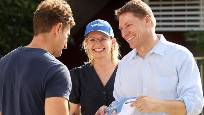 Deputy Opposition Leader Sussan Ley and LNP Bonner MP Ross Vasta. Picture: Liam Kidston