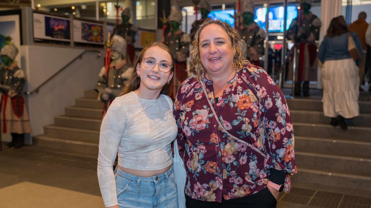 Sophie Gardoll and Kris Gardoll at the Aquinas College Wizard of Oz Musical at HOTA. Picture Steven Grevis (The Pulse with Portia Large).