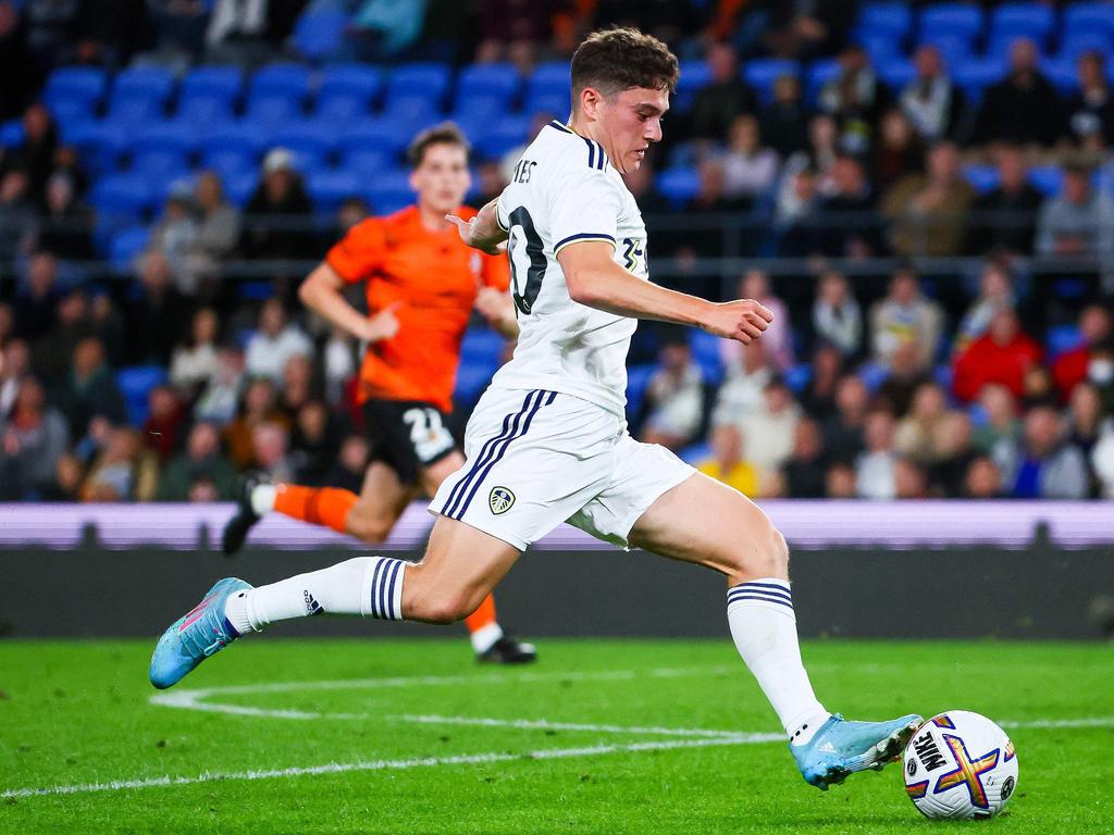 Daniel James scored a goal and set up an other for Leeds. Picture: Patrick HAMILTON / AFP