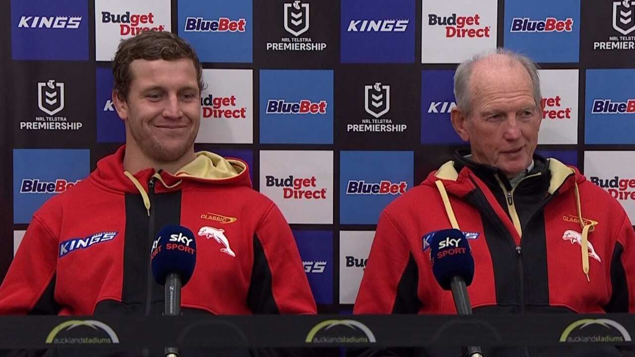 Wayne Bennett couldn't help himself. Photo: NRL.com