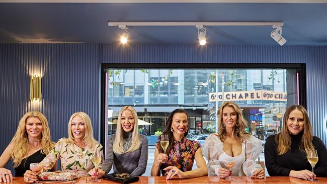 Real Housewives of Melbourne series five cast, minus Anjali Rao.