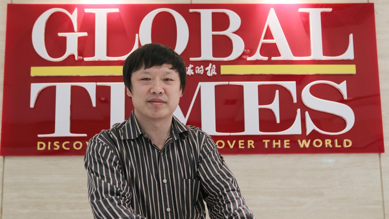 Hu Xijin is the editor of Global Times, a Communist Party-controlled newspaper. Picture: Getty Images