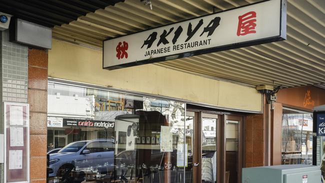 Akiya Japanese Restaurant in Church St, Brighton was shut down due to filthy premises and “unsafe” food. Picture: Valeriu Campan