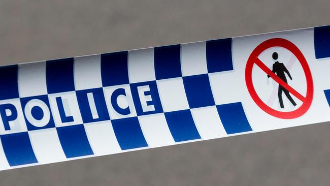 A man has been charged after allegedly crashing a stolen vehicle in a Brisbane school zone yesterday.