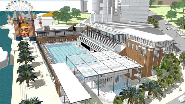 Artists impression of the North Sydney Olympic Pool