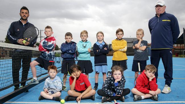 Many kids have been pulled out of their tennis lessons due to the incident. Picture: George Salpigtidis