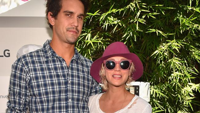 Kaley and her professional tennis playing hubby, Ryan Sweeting.