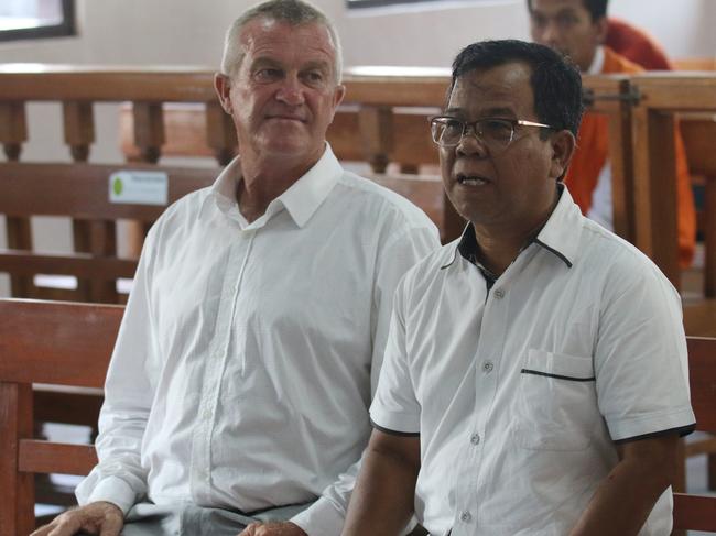 Australian Ricky Shane Rawson in the Denpasar District Court. Picture: Lukman S. Bintoro