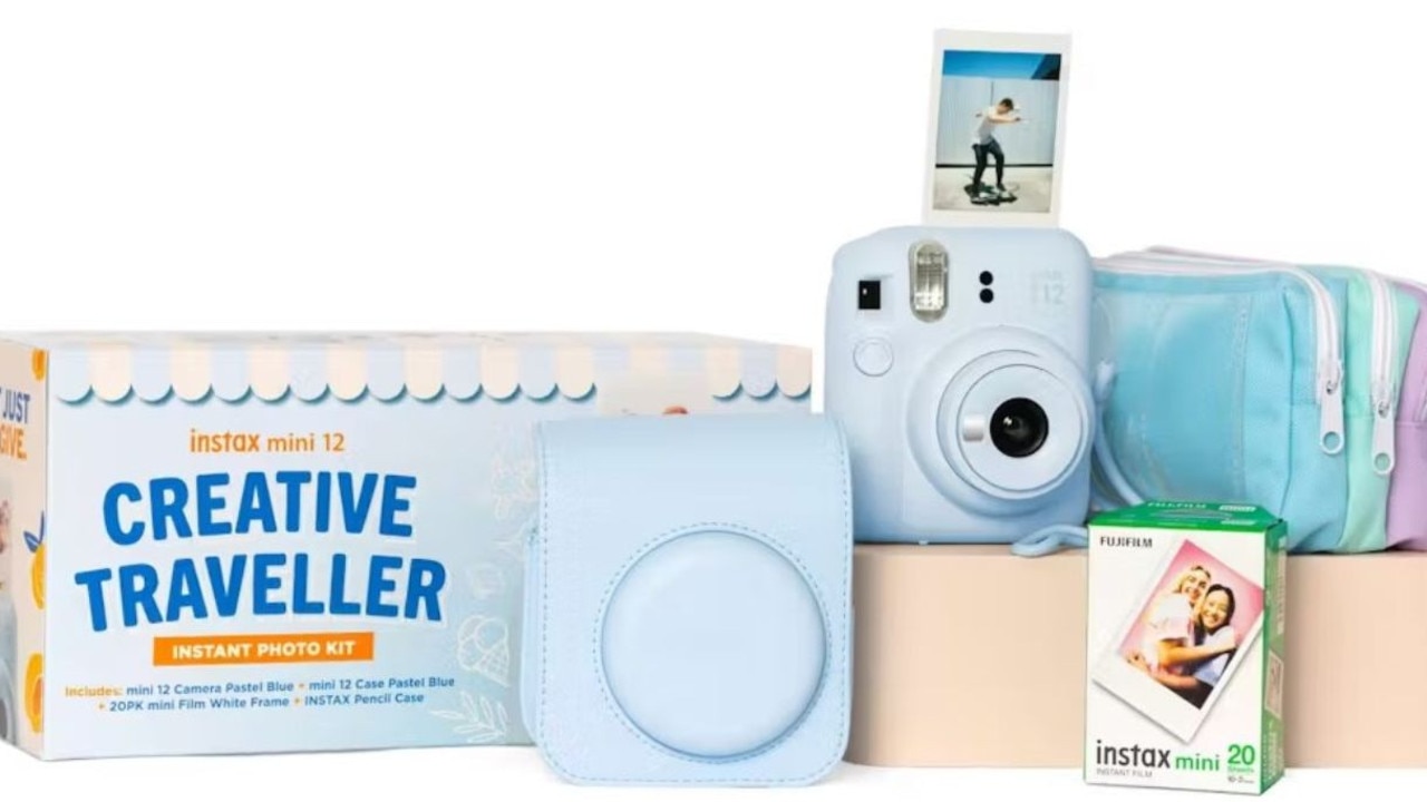 Take $30 off instax mini 12 Instant Photo Kit – the perfect gift. Picture: Harvey Norman