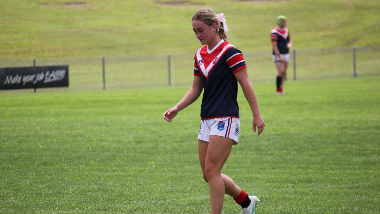 Katelyn Whitehead of the Sydney Roosters Tarsha Gale Cup side. Picture: Kevin Merrigan