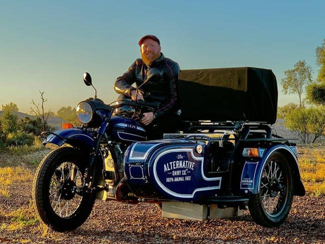 The Alternate Dairy Co has hit the road in this purpose built motorcycle.