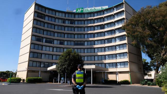 The Holiday Inn near Melbourne airport. Picture: AAP