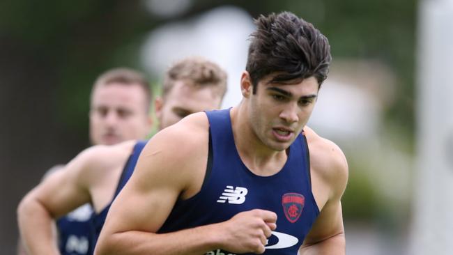 Christian Petracca has had an uninterrupted preseason. Picture: Wayne Ludbey